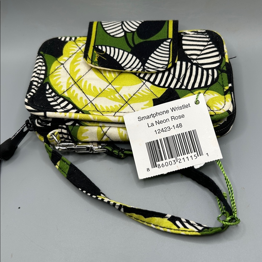 Vera Bradley La Neon Rose Smartphone Wristlet NEW